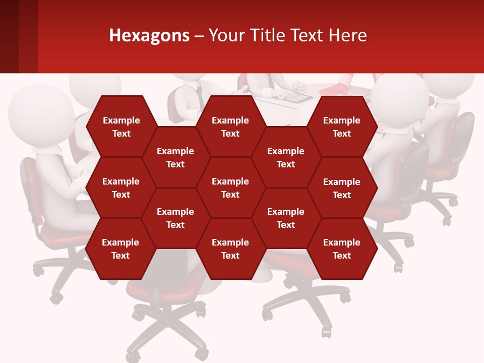 A Group Of People Sitting Around A Round Table PowerPoint Template