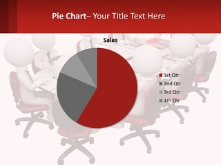 A Group Of People Sitting Around A Round Table PowerPoint Template