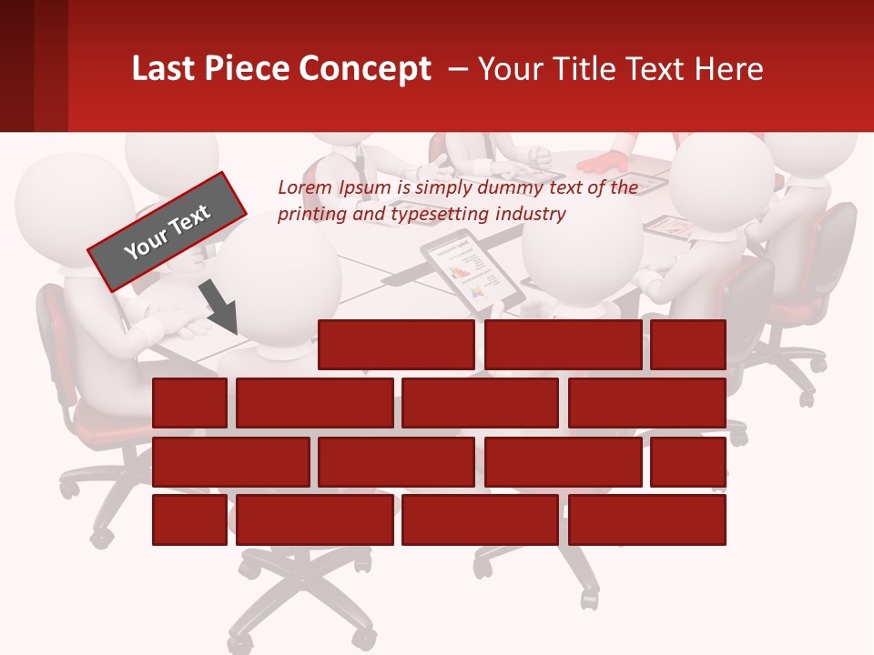 A Group Of People Sitting Around A Round Table PowerPoint Template