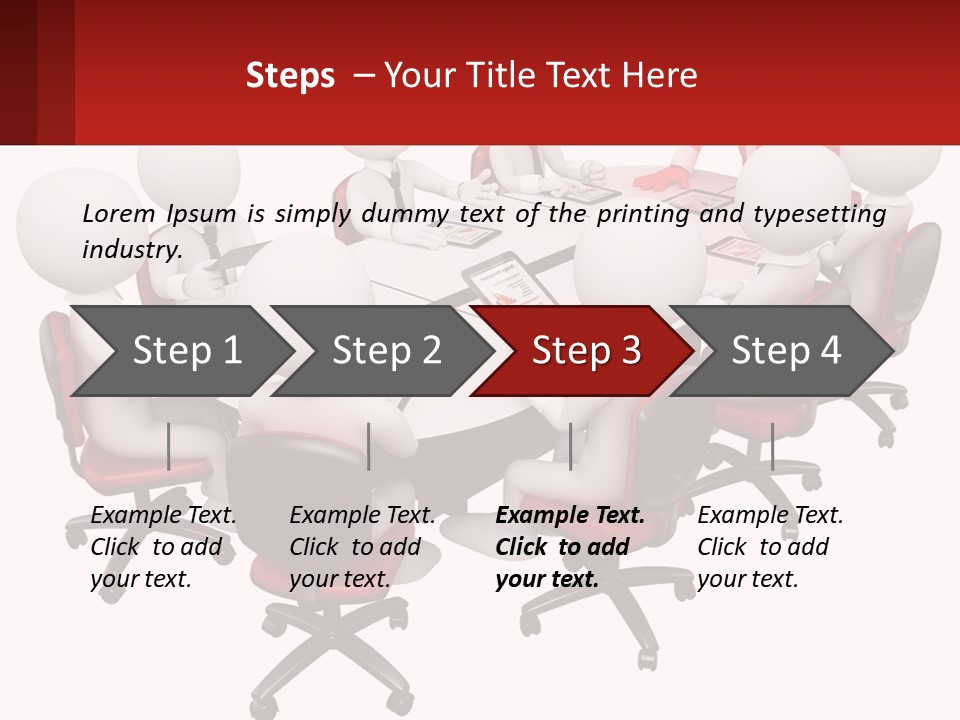 A Group Of People Sitting Around A Round Table PowerPoint Template