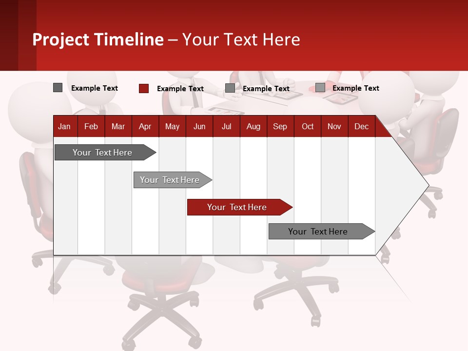 A Group Of People Sitting Around A Round Table PowerPoint Template