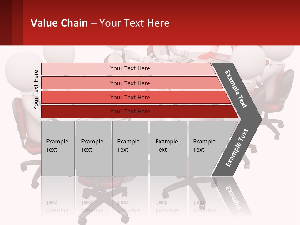 A Group Of People Sitting Around A Round Table PowerPoint Template
