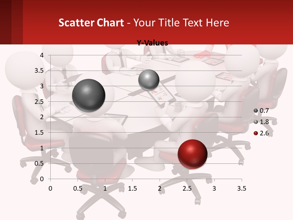 A Group Of People Sitting Around A Round Table PowerPoint Template