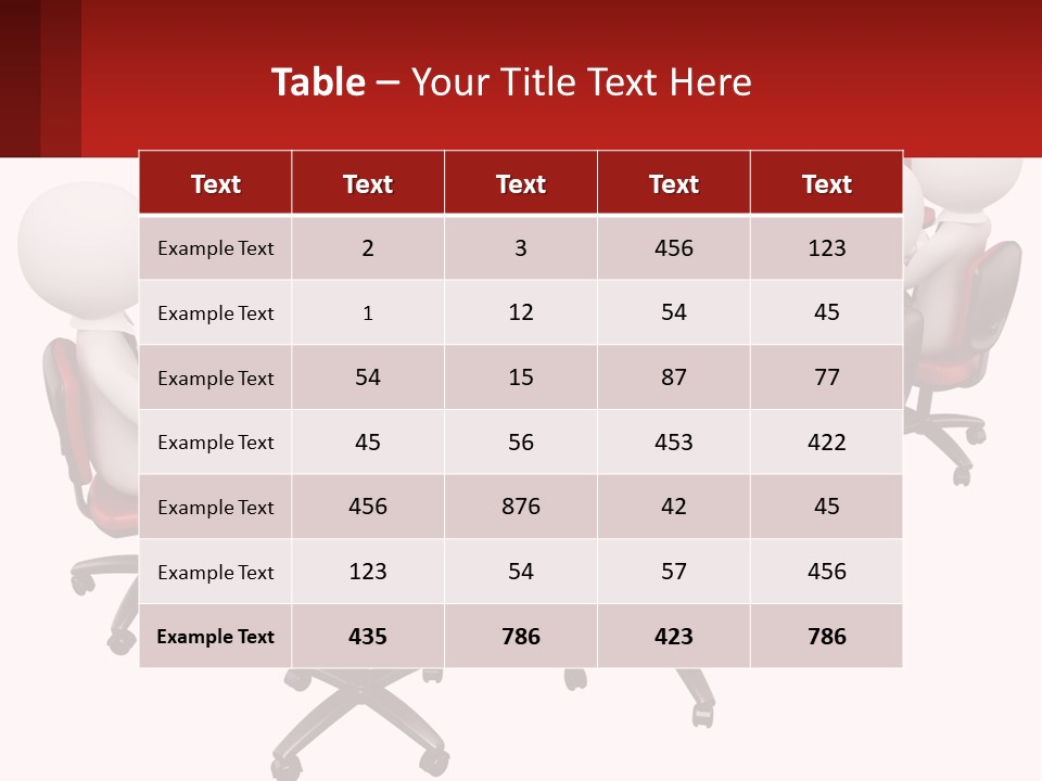 A Group Of People Sitting Around A Round Table PowerPoint Template