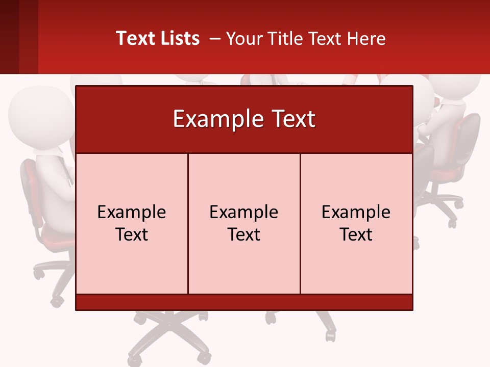 A Group Of People Sitting Around A Round Table PowerPoint Template