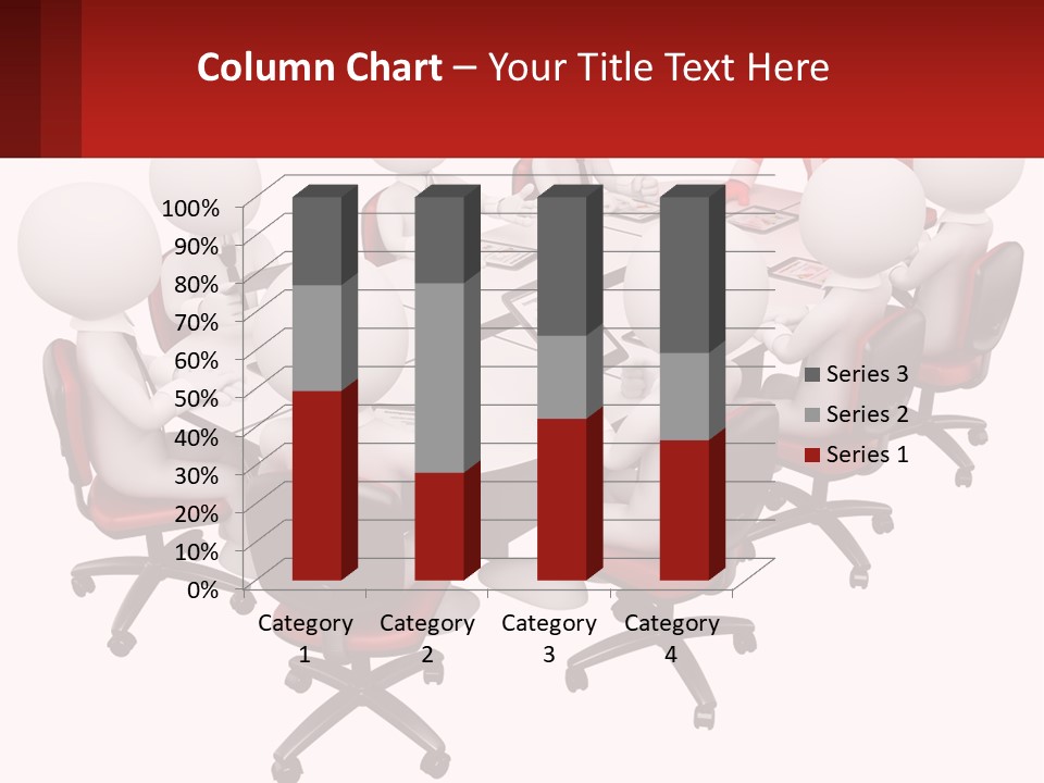 A Group Of People Sitting Around A Round Table PowerPoint Template