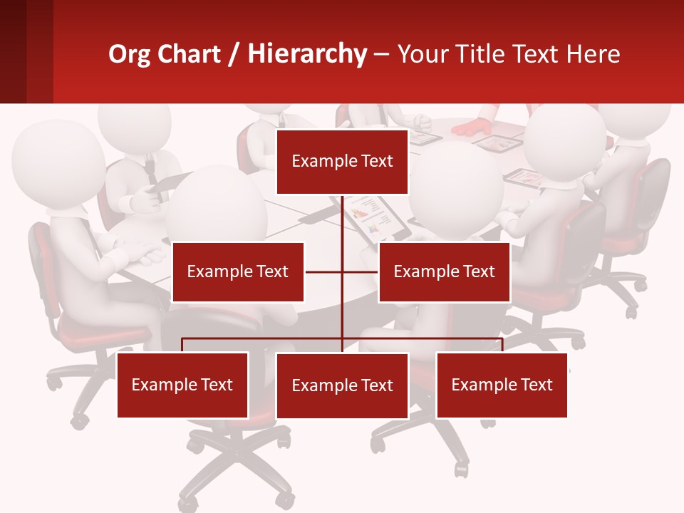 A Group Of People Sitting Around A Round Table PowerPoint Template