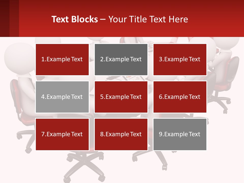 A Group Of People Sitting Around A Round Table PowerPoint Template