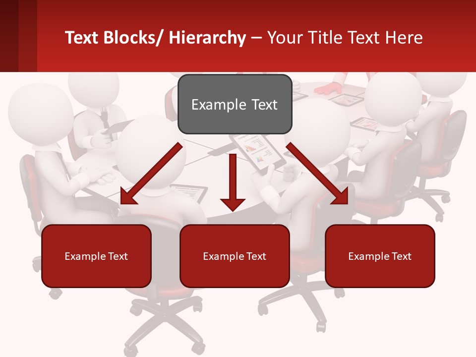 A Group Of People Sitting Around A Round Table PowerPoint Template