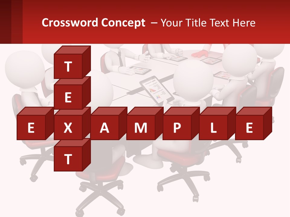 A Group Of People Sitting Around A Round Table PowerPoint Template