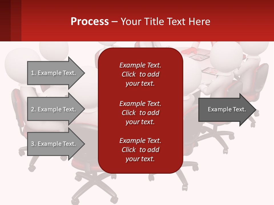 A Group Of People Sitting Around A Round Table PowerPoint Template