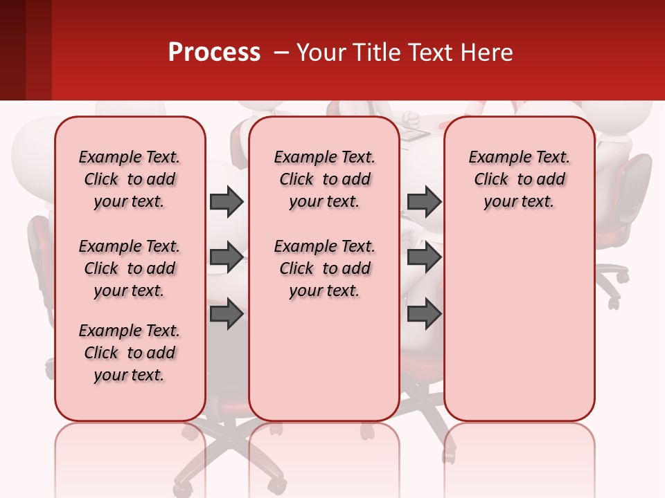 A Group Of People Sitting Around A Round Table PowerPoint Template