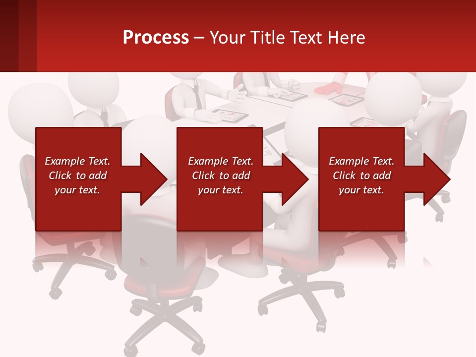 A Group Of People Sitting Around A Round Table PowerPoint Template