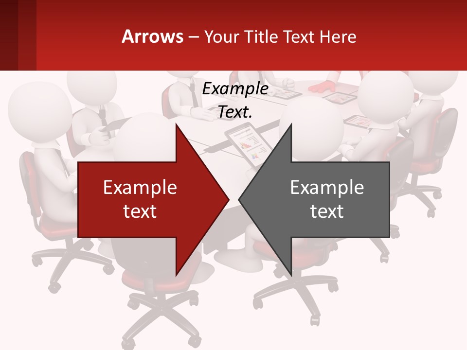 A Group Of People Sitting Around A Round Table PowerPoint Template