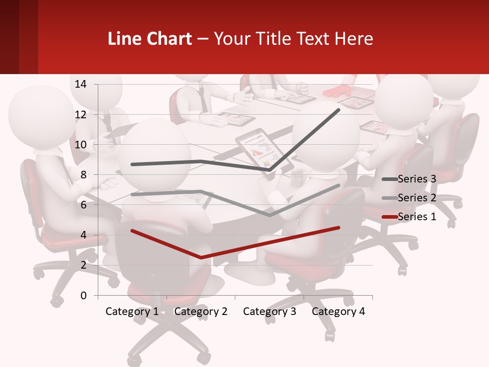 A Group Of People Sitting Around A Round Table PowerPoint Template