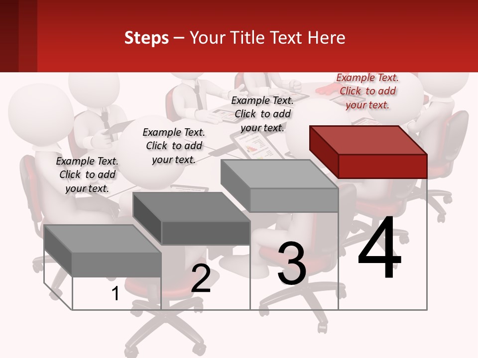 A Group Of People Sitting Around A Round Table PowerPoint Template