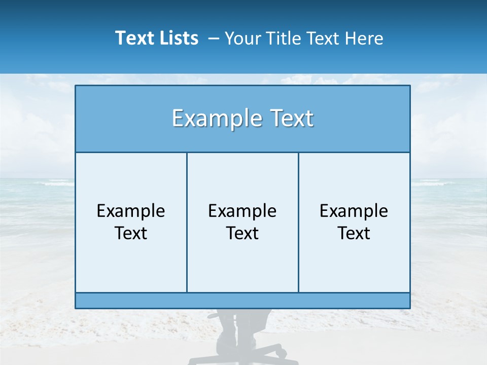 A Man Sitting At A Desk With His Hands On His Head PowerPoint Template
