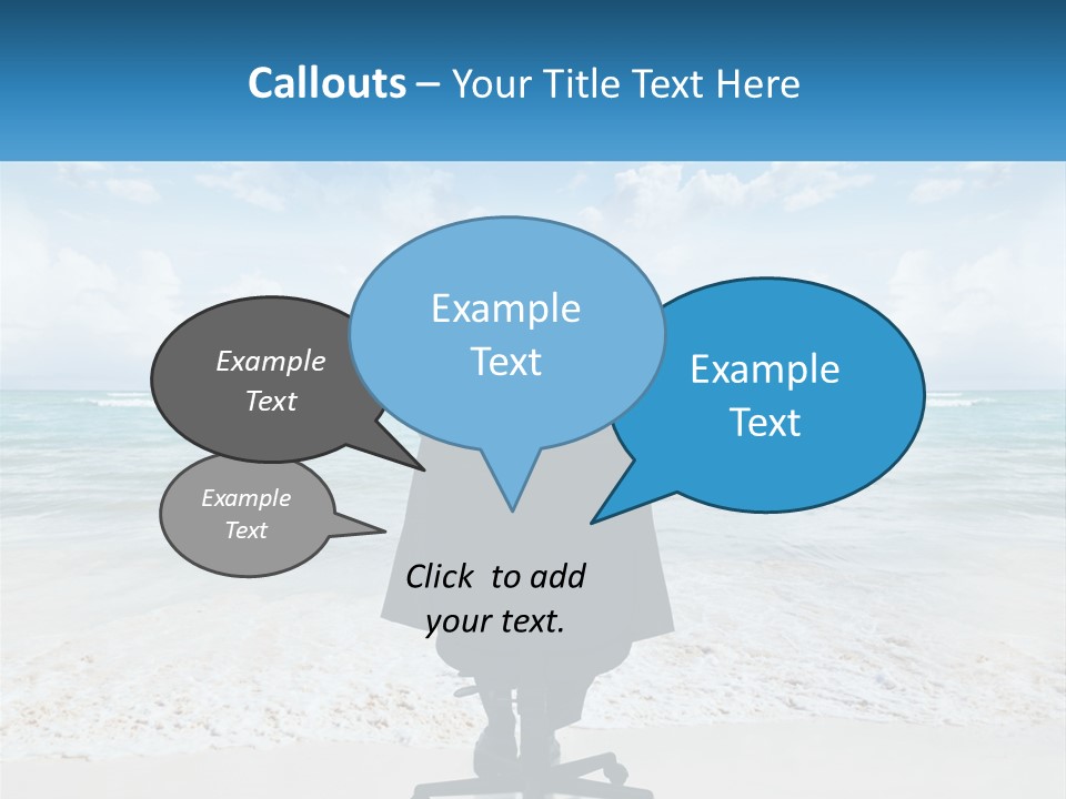 A Man Sitting At A Desk With His Hands On His Head PowerPoint Template