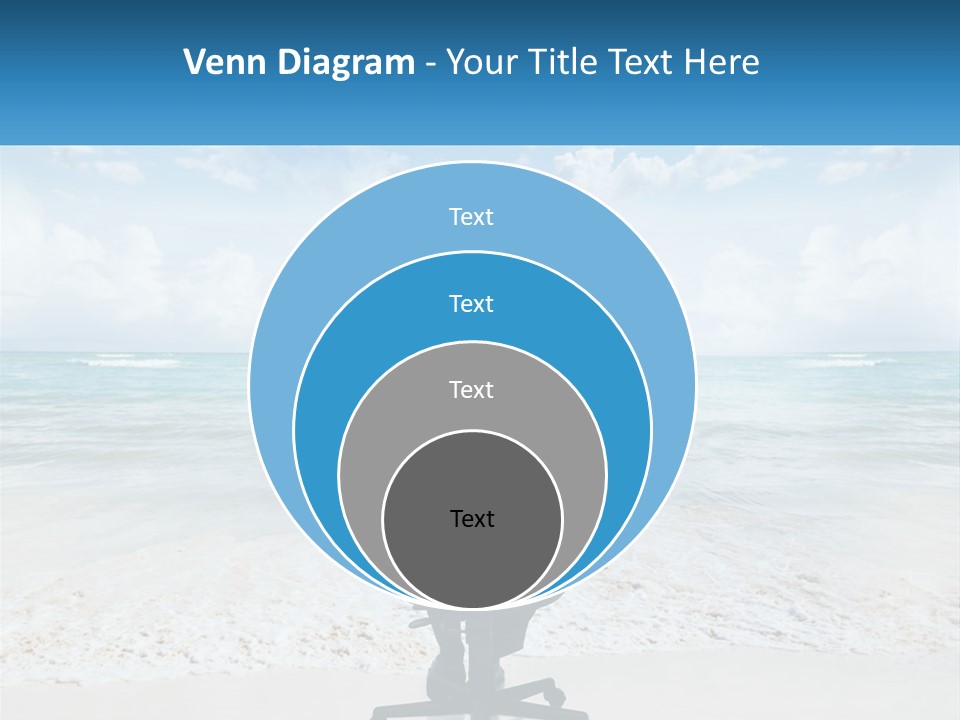 A Man Sitting At A Desk With His Hands On His Head PowerPoint Template