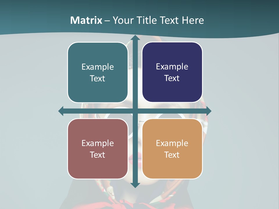 A Woman With Sunglasses And A Scarf On Her Head PowerPoint Template