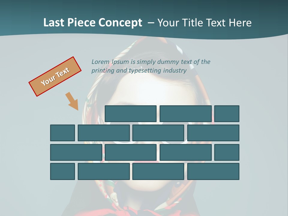 A Woman With Sunglasses And A Scarf On Her Head PowerPoint Template