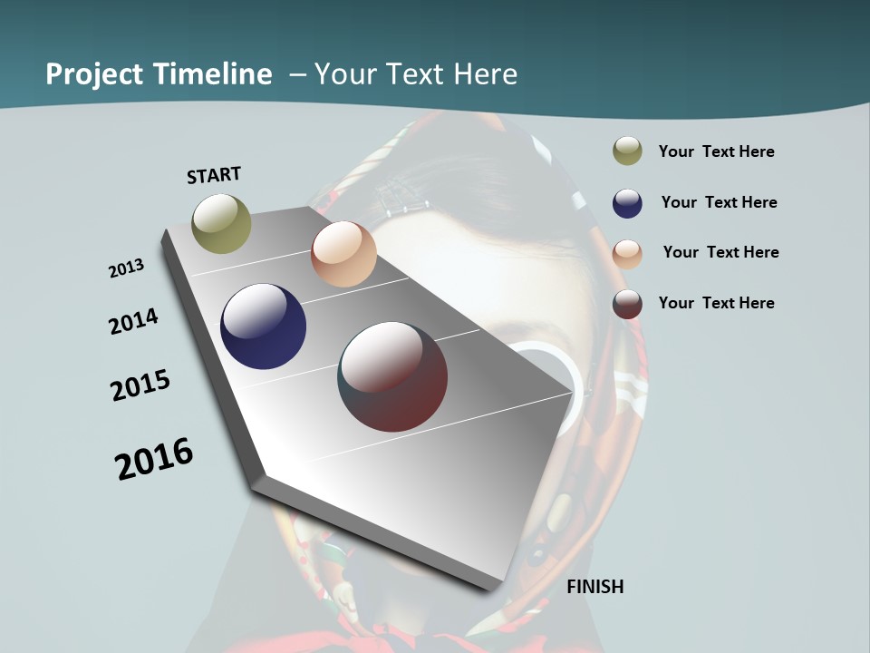 A Woman With Sunglasses And A Scarf On Her Head PowerPoint Template