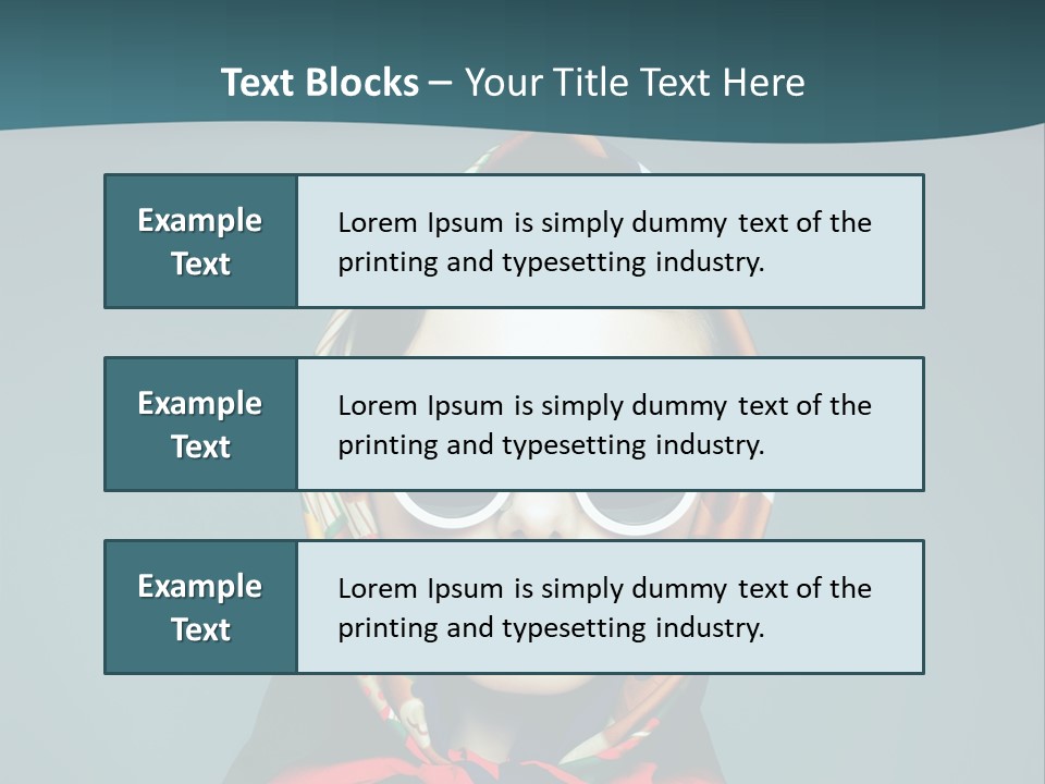 A Woman With Sunglasses And A Scarf On Her Head PowerPoint Template