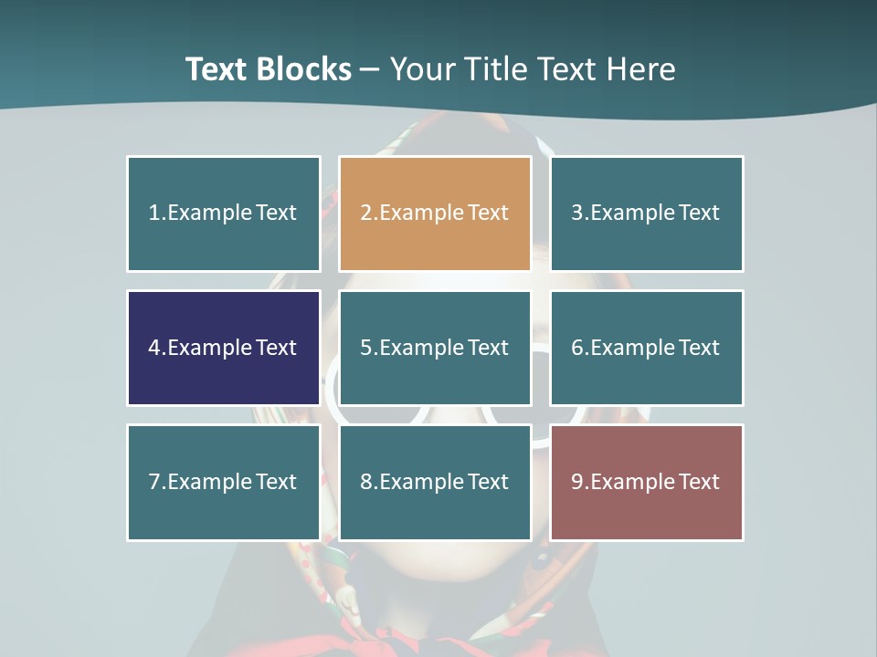 A Woman With Sunglasses And A Scarf On Her Head PowerPoint Template