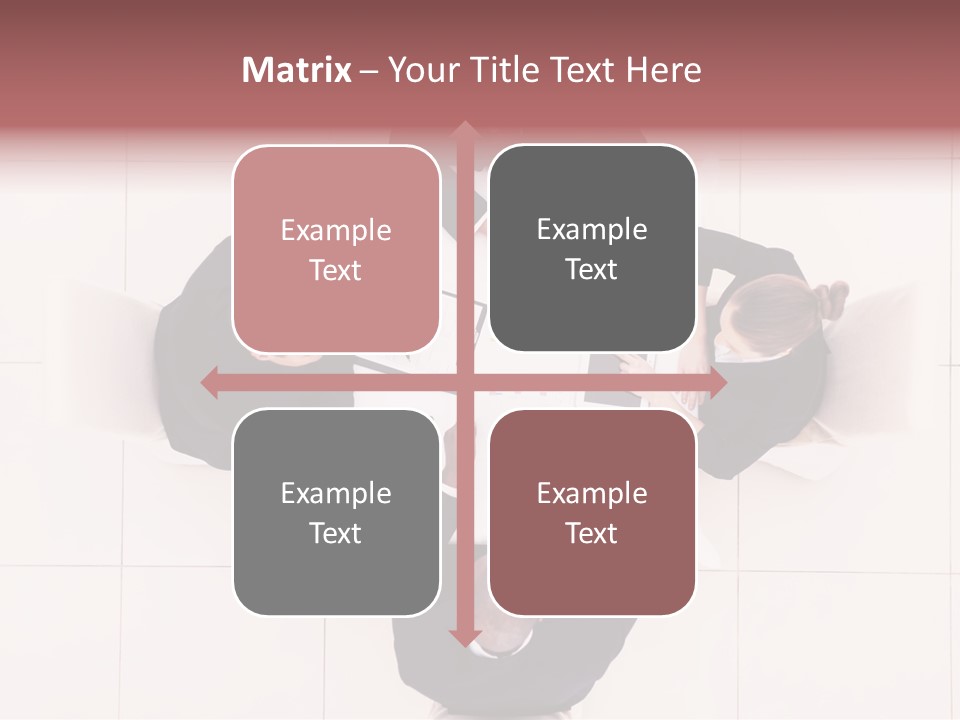 A Group Of People Sitting Around A Table PowerPoint Template