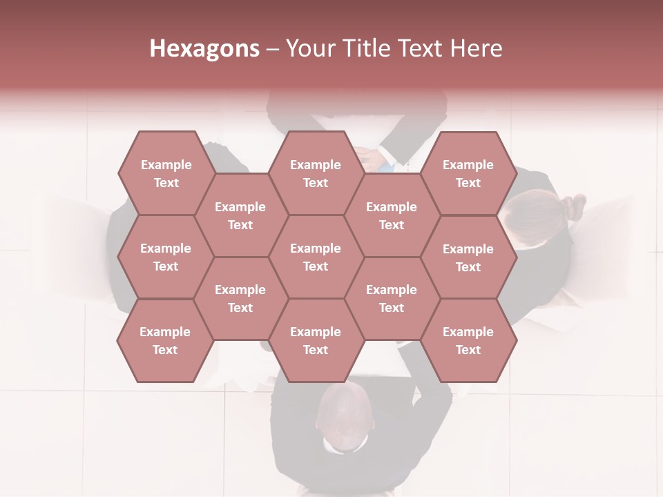 A Group Of People Sitting Around A Table PowerPoint Template