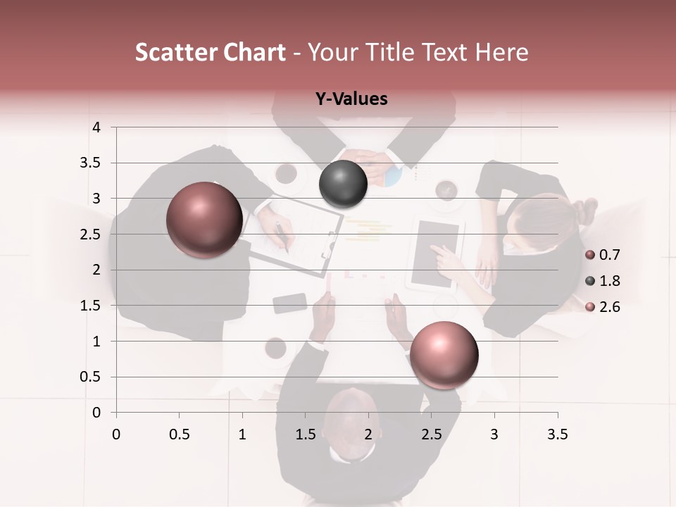 A Group Of People Sitting Around A Table PowerPoint Template