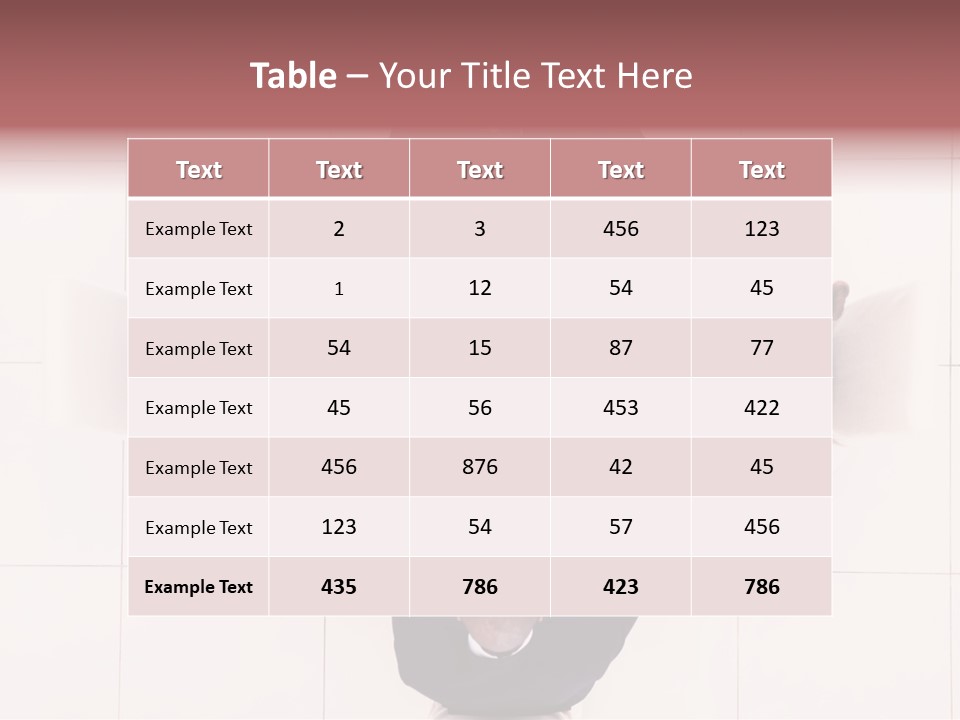 A Group Of People Sitting Around A Table PowerPoint Template