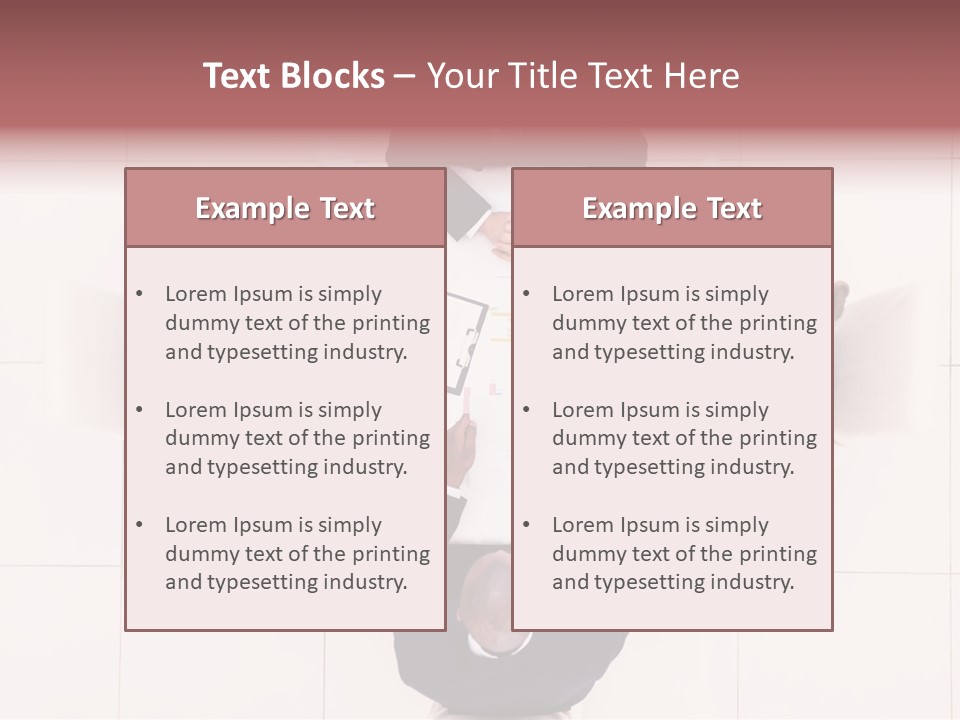A Group Of People Sitting Around A Table PowerPoint Template