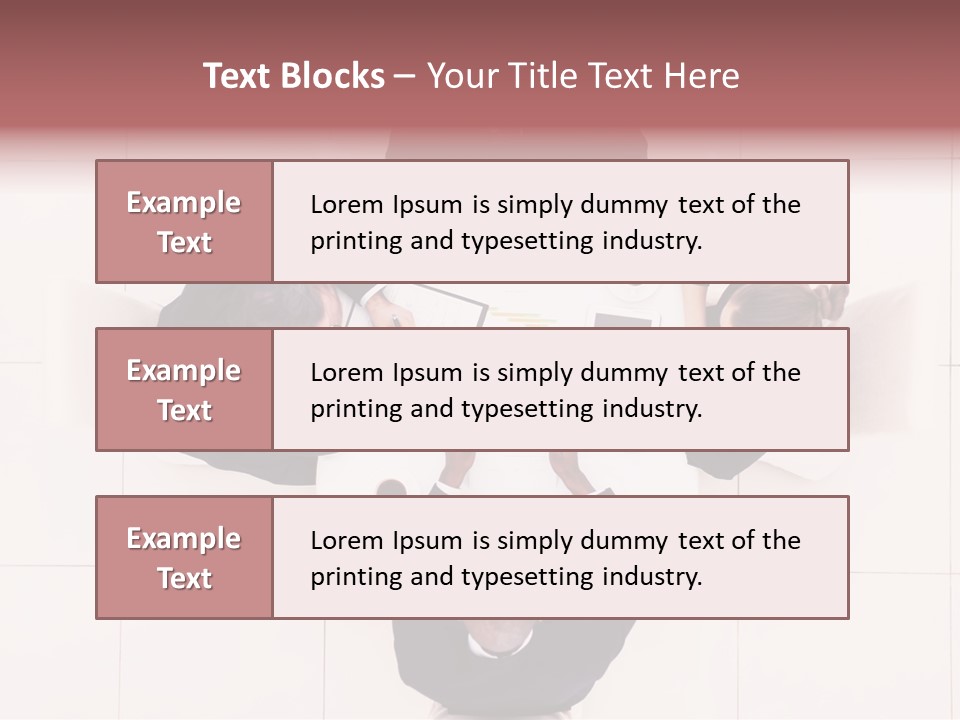 A Group Of People Sitting Around A Table PowerPoint Template