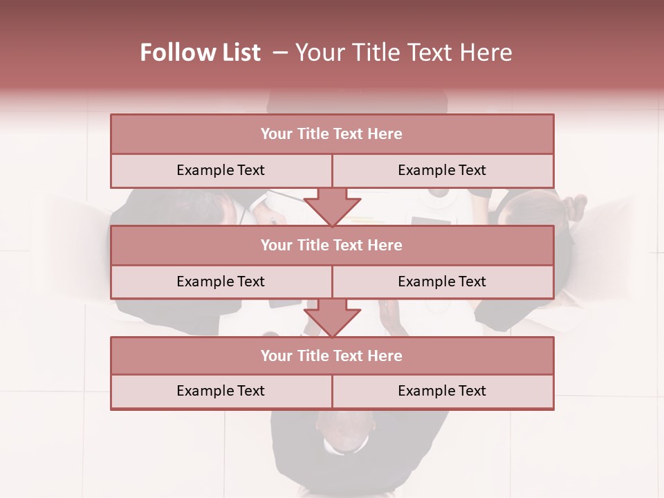 A Group Of People Sitting Around A Table PowerPoint Template