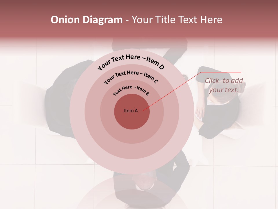 A Group Of People Sitting Around A Table PowerPoint Template