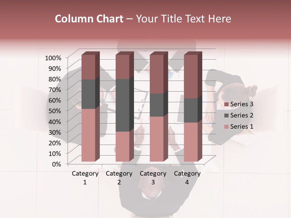 A Group Of People Sitting Around A Table PowerPoint Template