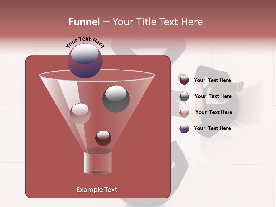 A Group Of People Sitting Around A Table PowerPoint Template