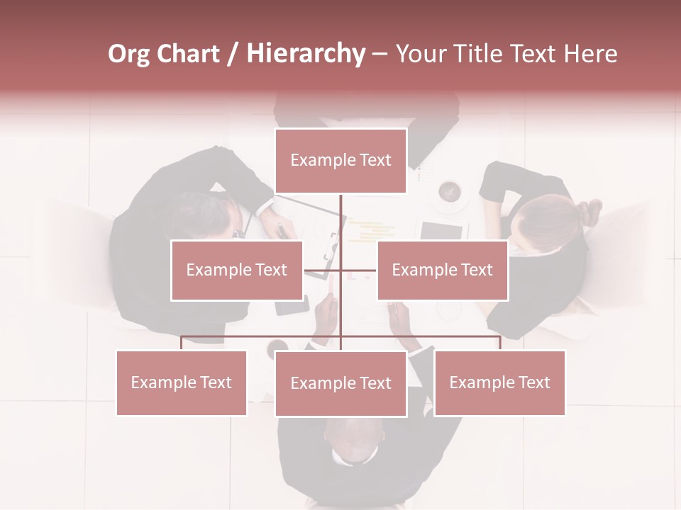 A Group Of People Sitting Around A Table PowerPoint Template