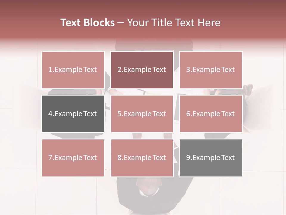 A Group Of People Sitting Around A Table PowerPoint Template