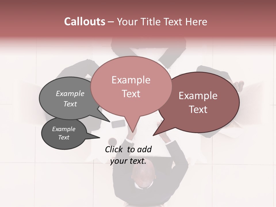 A Group Of People Sitting Around A Table PowerPoint Template