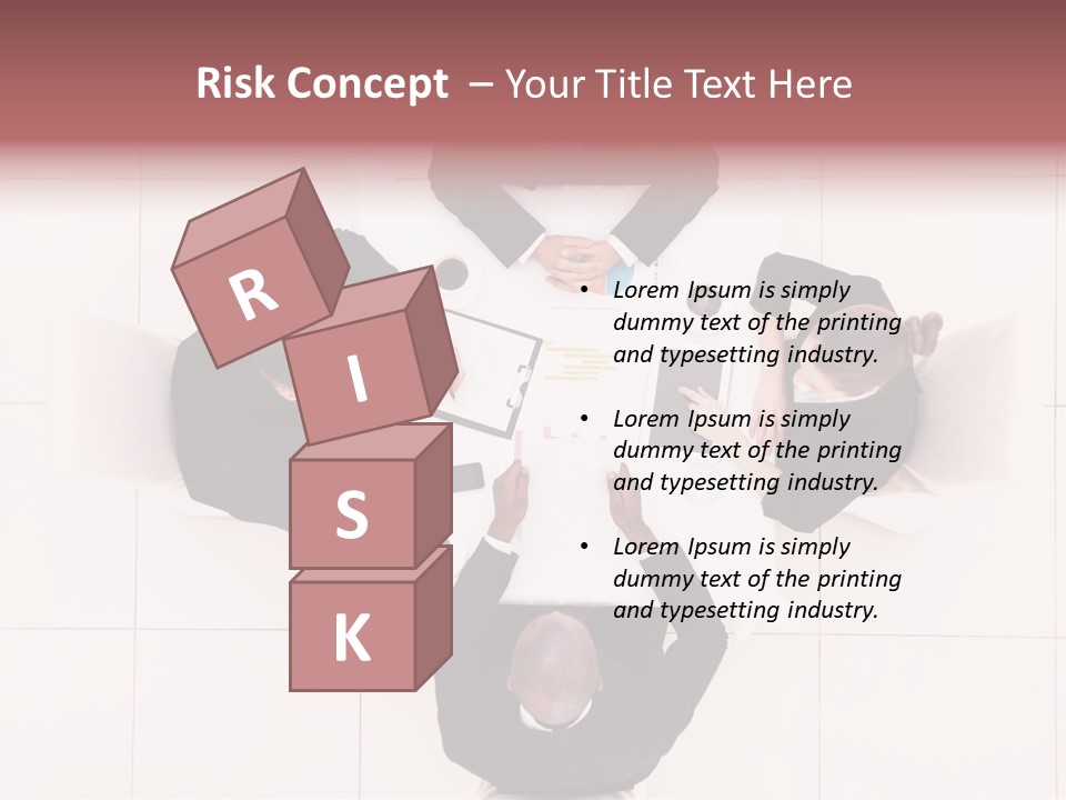 A Group Of People Sitting Around A Table PowerPoint Template