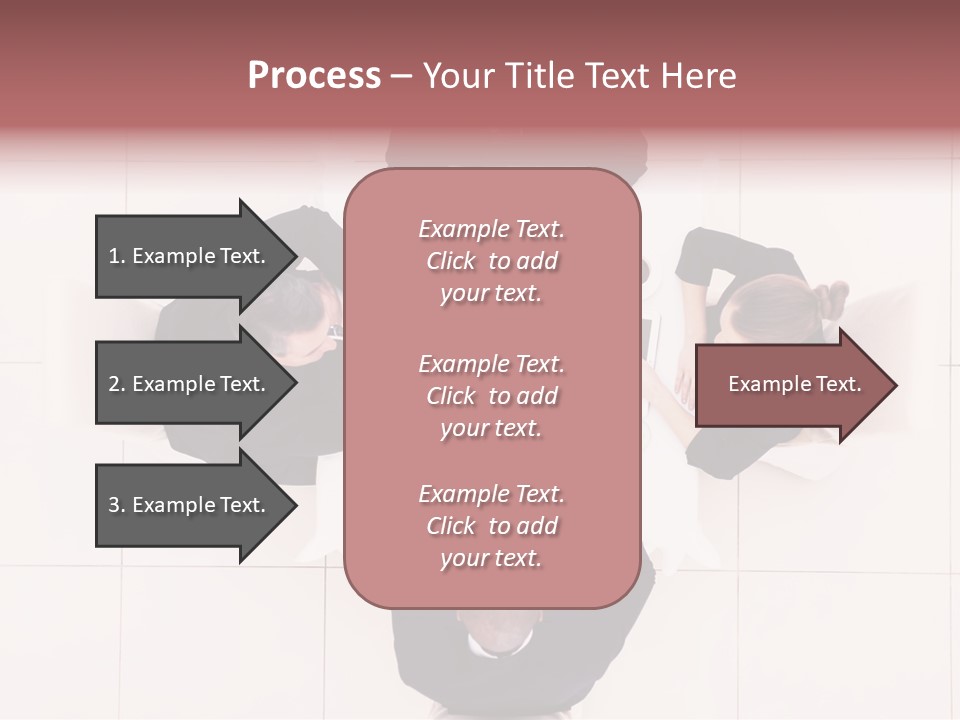 A Group Of People Sitting Around A Table PowerPoint Template