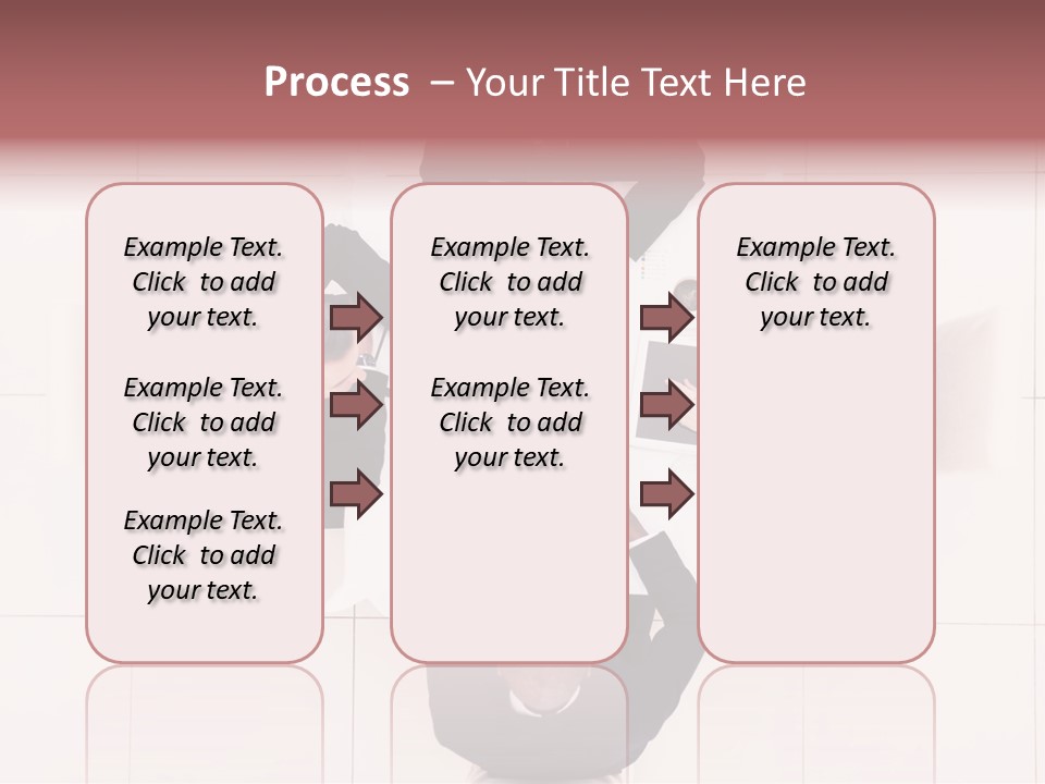 A Group Of People Sitting Around A Table PowerPoint Template
