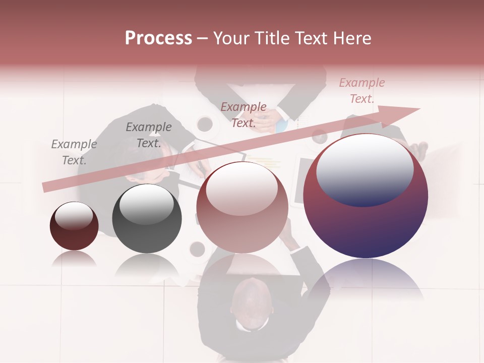 A Group Of People Sitting Around A Table PowerPoint Template