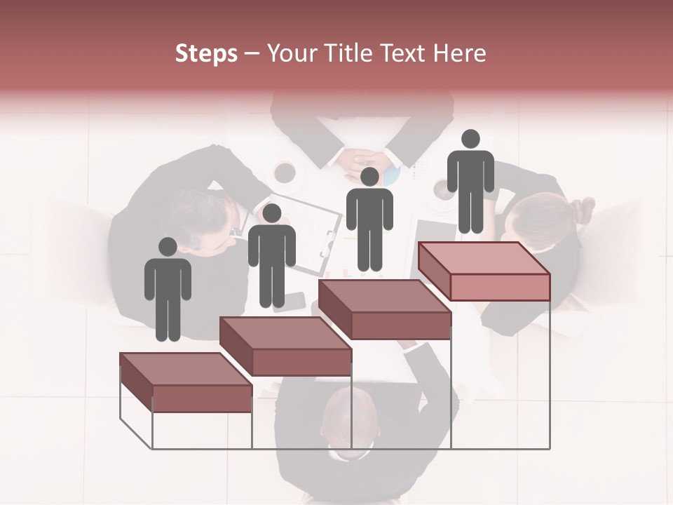 A Group Of People Sitting Around A Table PowerPoint Template