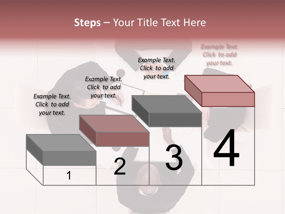 A Group Of People Sitting Around A Table PowerPoint Template