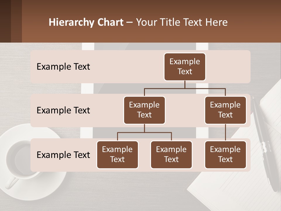 A Tablet Computer Sitting On Top Of A Desk Next To A Cup Of Coffee PowerPoint Template