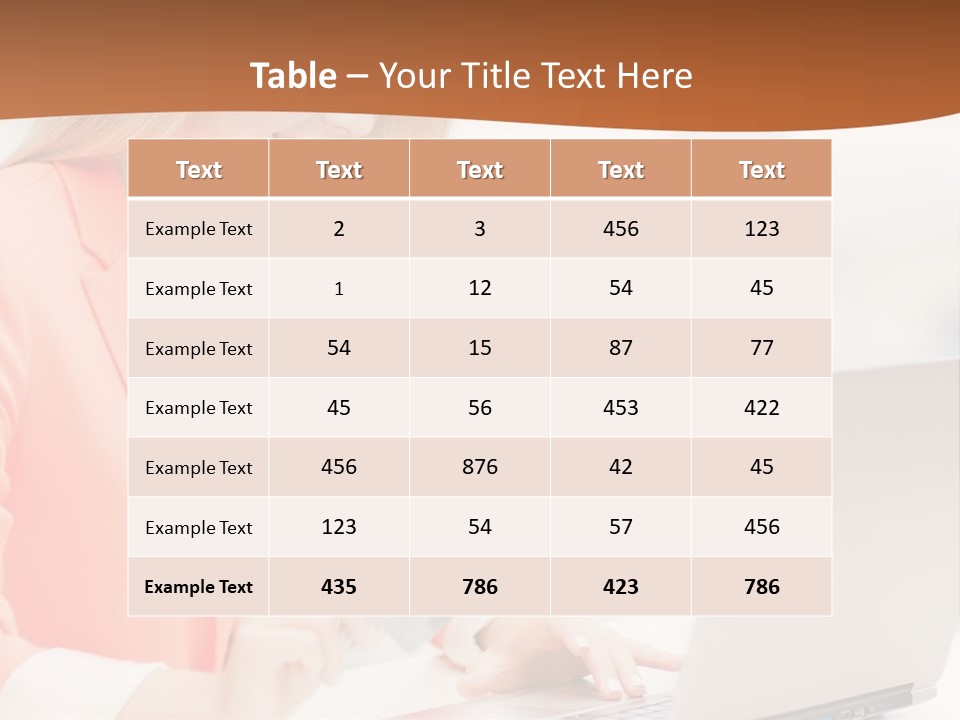 A Woman Holding A Credit Card And Looking At A Laptop PowerPoint Template
