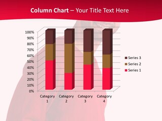 A Man In A Red Shirt Is Smiling PowerPoint Template